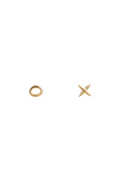 Earrings-HUSK Fairley Hug Stud - Gold
