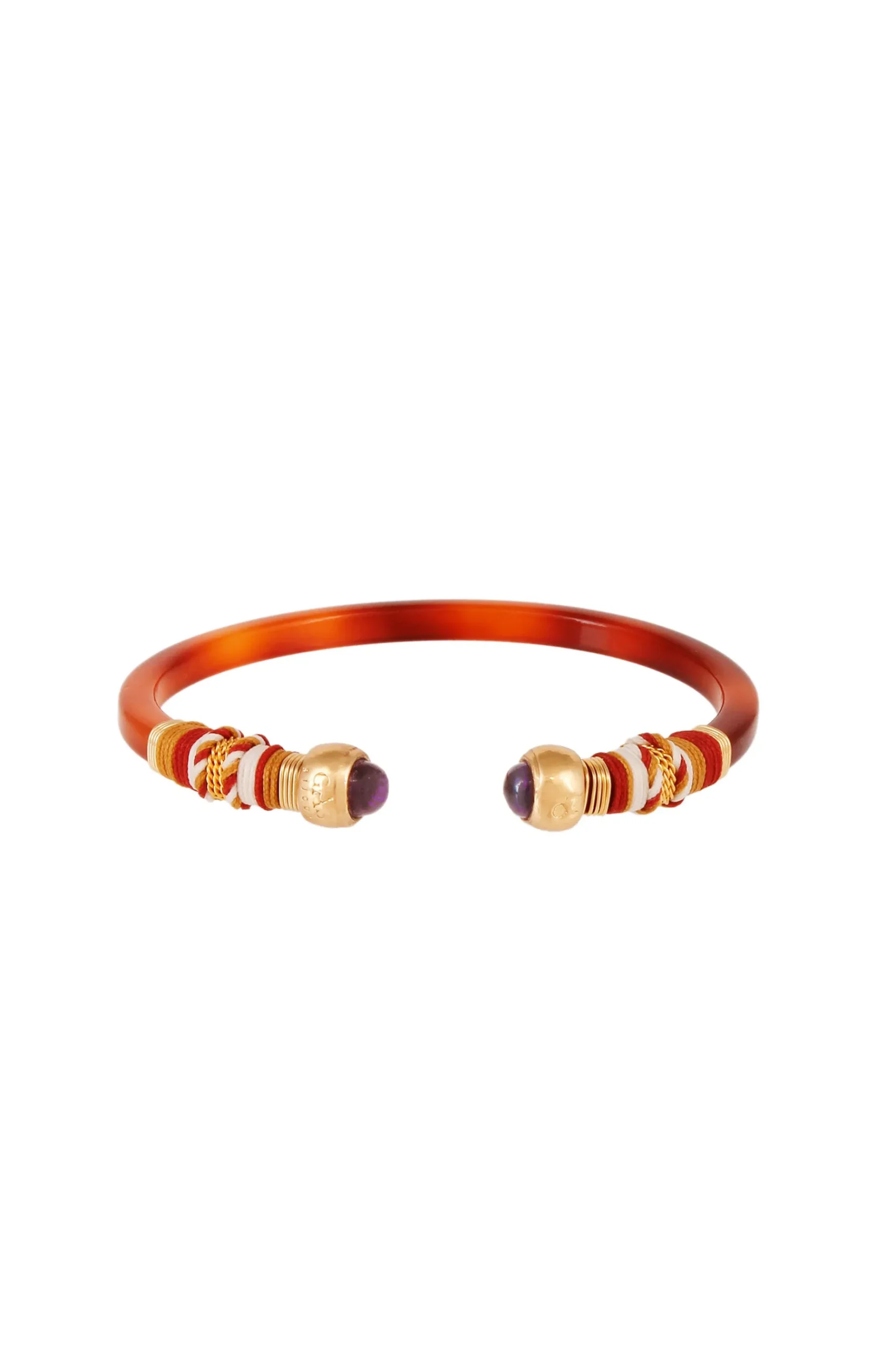Bracelets-HUSK Gas Bijoux Sari Bracelet - Amber