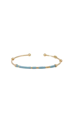 Bracelets-HUSK Gas Bijoux Zanzibar Bracel - Turquoise