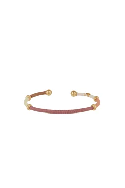 Bracelets-HUSK Gas Bijoux Zanziful Cuff - Pink Haze PinkHaze