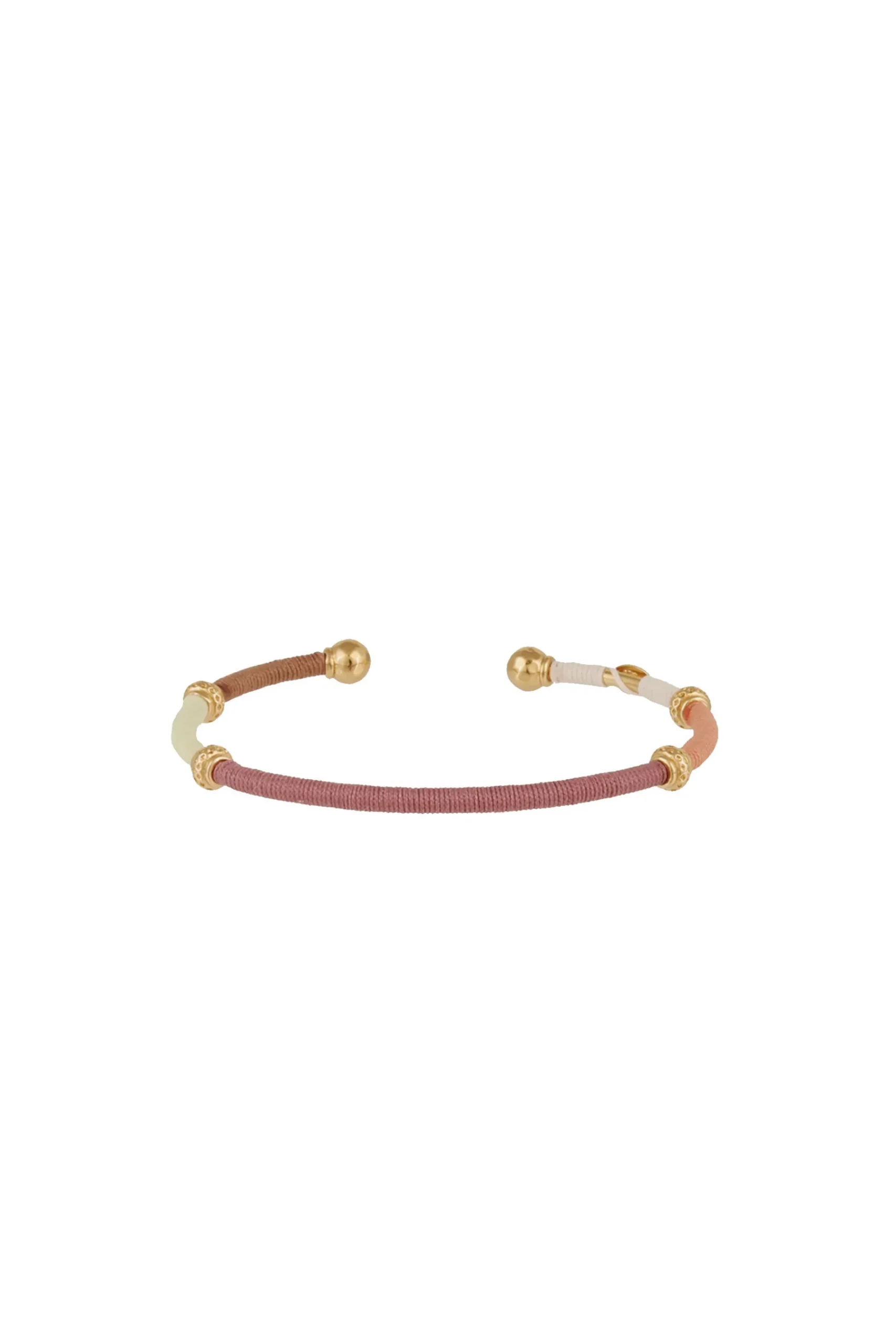 Bracelets-HUSK Gas Bijoux Zanziful Cuff - Pink Haze PinkHaze