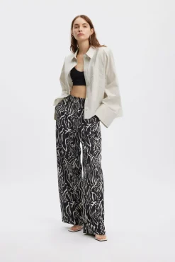 Tops-HUSK Gestuz Chilly Shirt - Rock