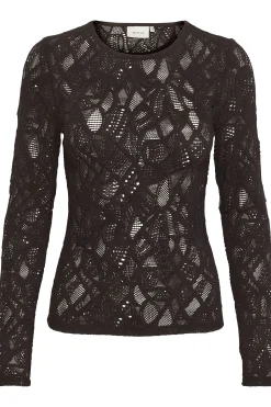 Tops-HUSK Gestuz Hilma Top - Chocolate
