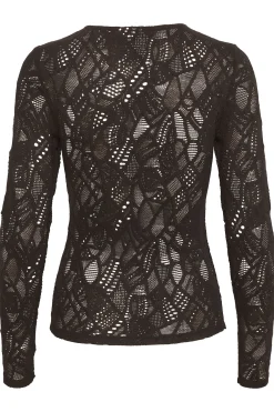 Tops-HUSK Gestuz Hilma Top - Chocolate