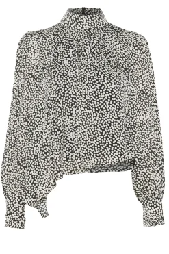 Tops-HUSK Gestuz Prikka Blouse - Print