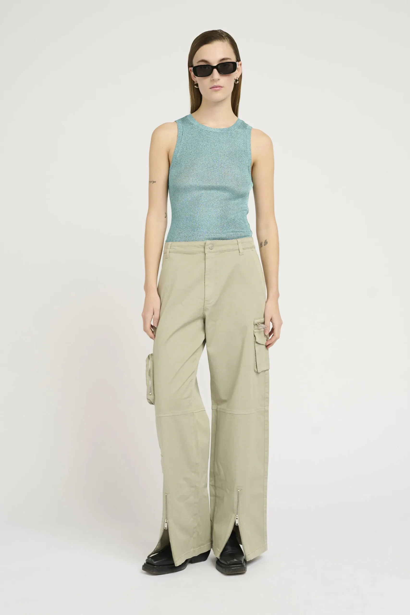Tops-HUSK Gestuz SILVI TOP - Blue