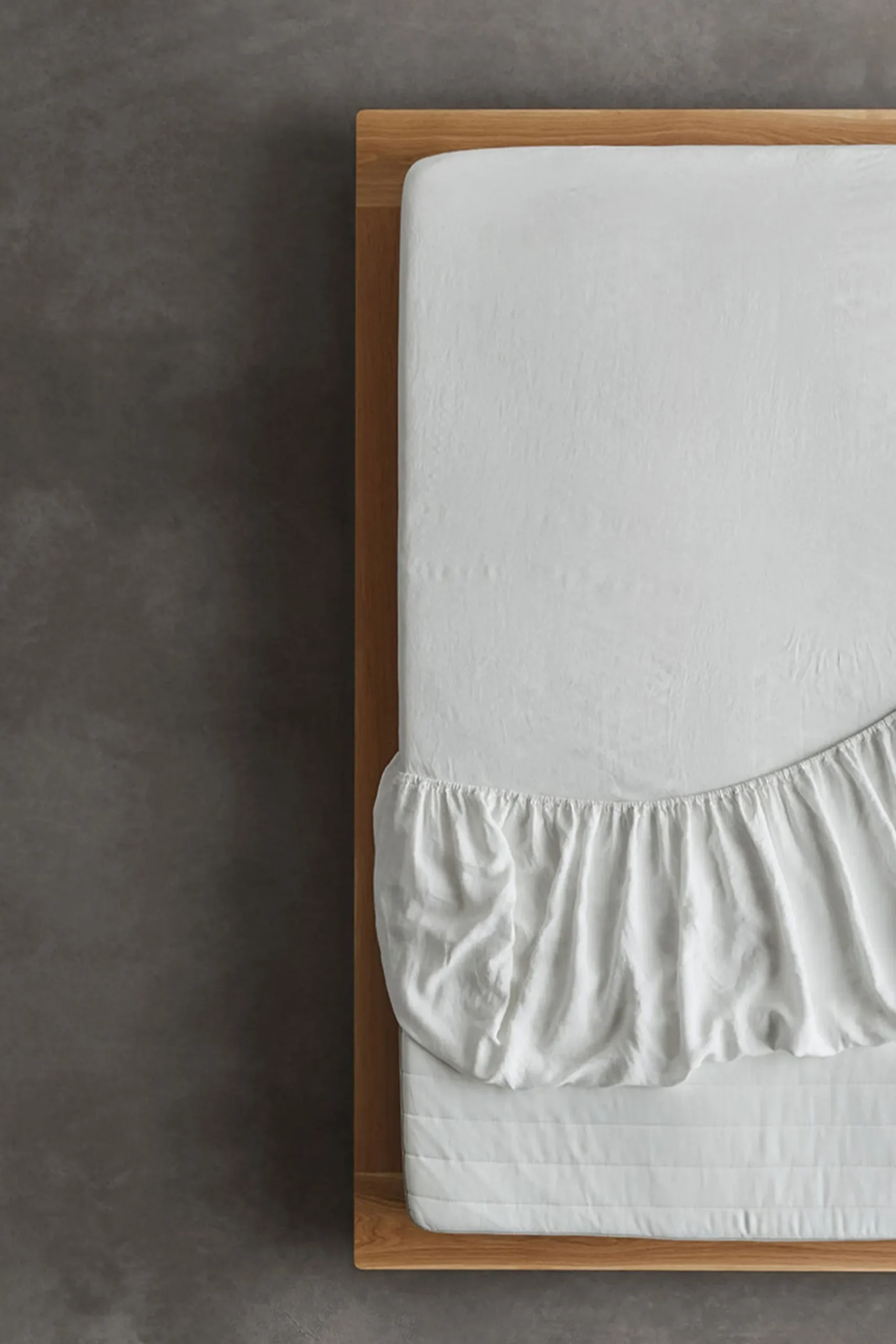 Cushions & Throws-HUSK Hanna Hygge Fitted Sheet HannaHyggeFittedSheet