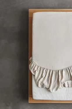 Cushions & Throws-HUSK Hanna Hygge                        Fitted Sheet HannaHyggeFittedSheet