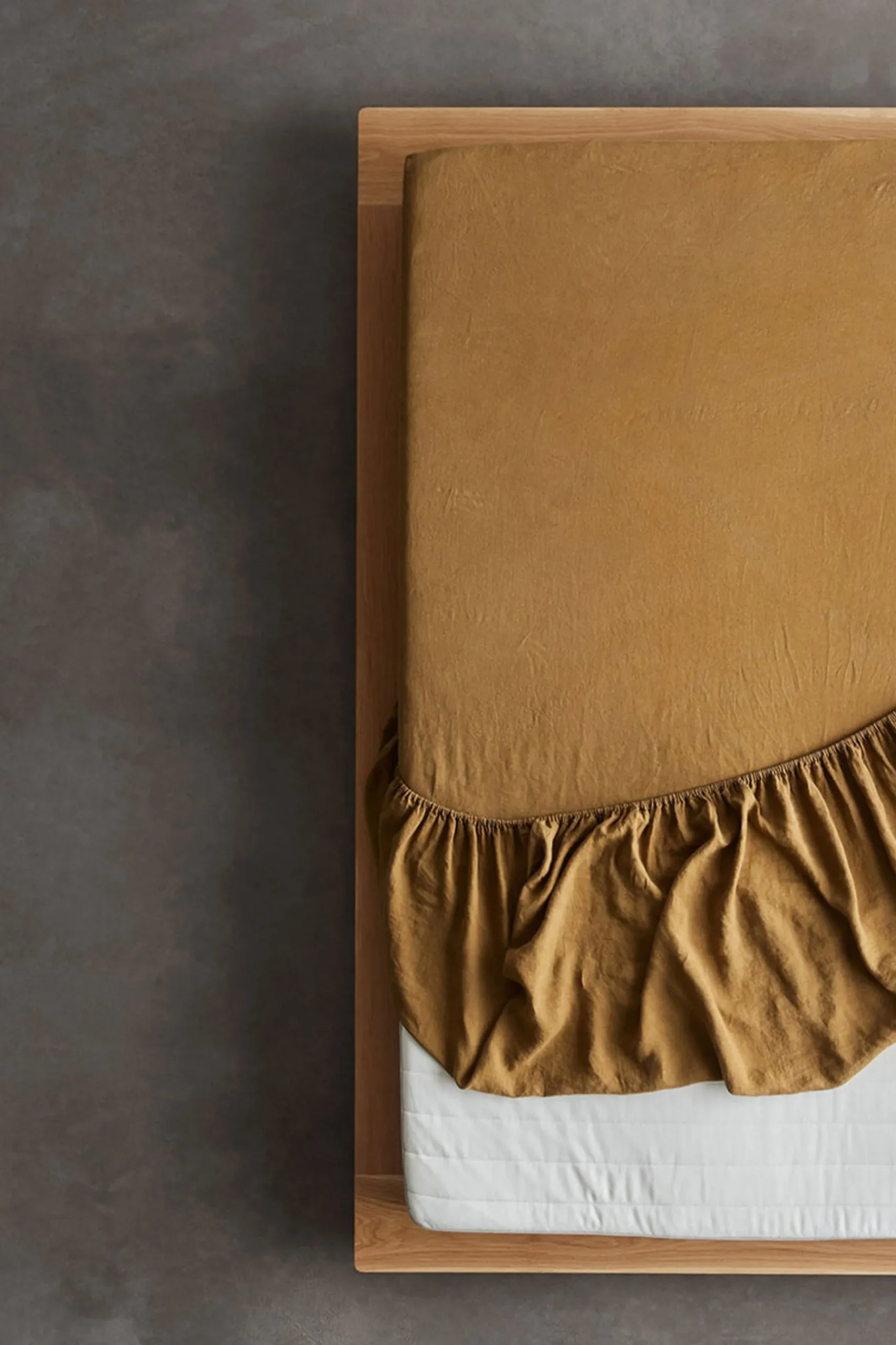 Cushions & Throws-HUSK Hanna Hygge Fitted Sheet HannaHyggeFittedSheet