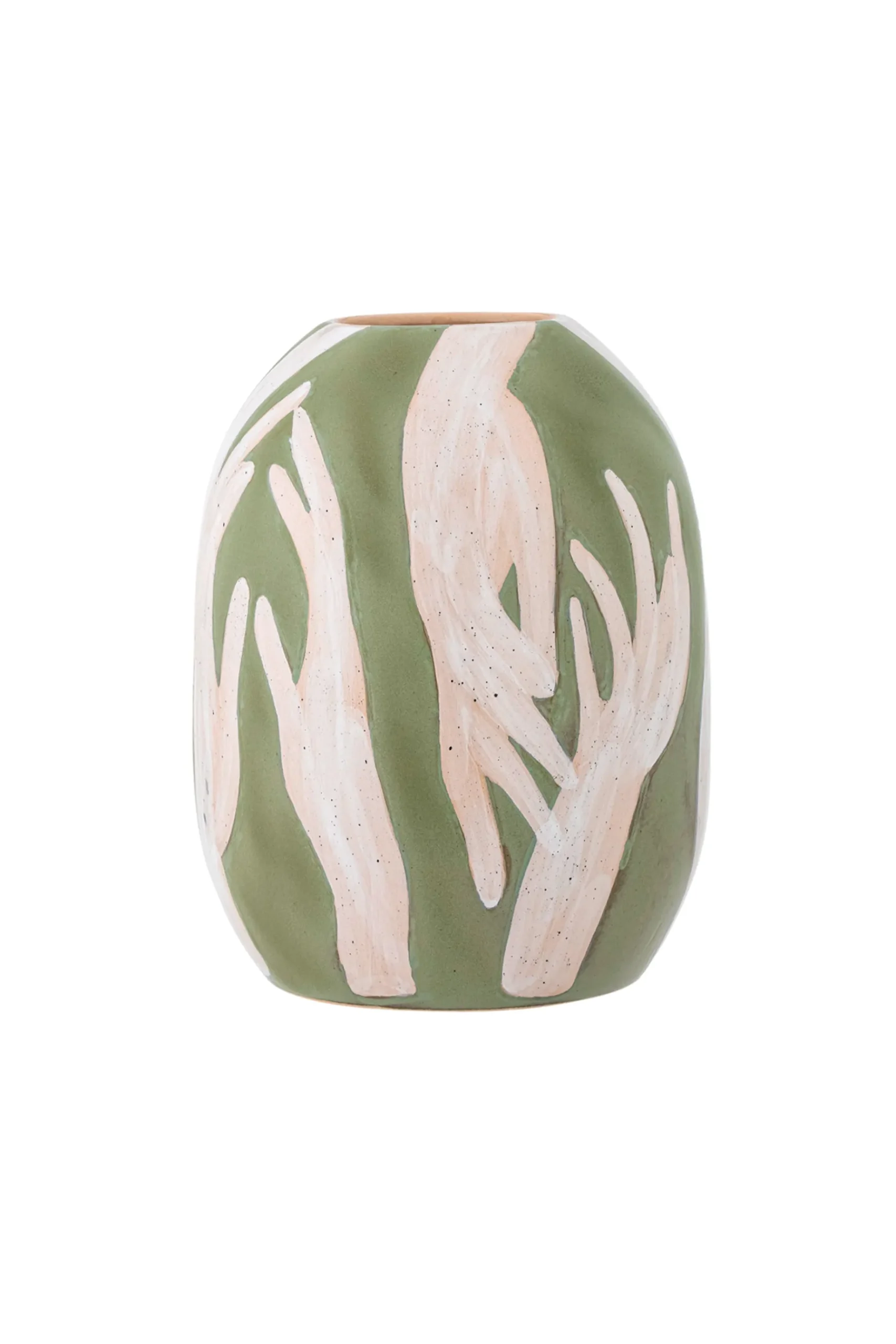 Vases & Planters-HUSK Adalena Vase - Green