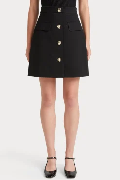 Skirts-HUSK ALBA SKIRT - Black