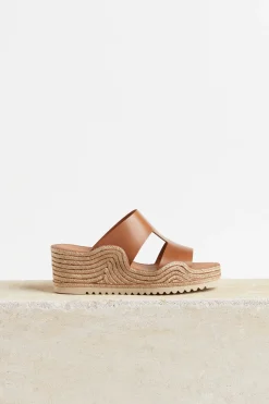 Shoes-HUSK ALESSIA SLIDE - Tan