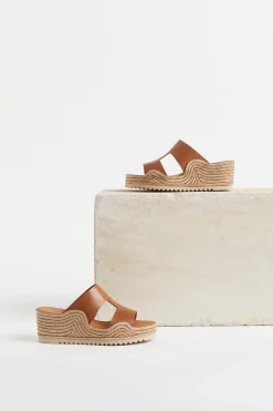 Shoes-HUSK ALESSIA SLIDE - Tan