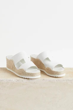Shoes-HUSK ALESSIA SLIDE - White