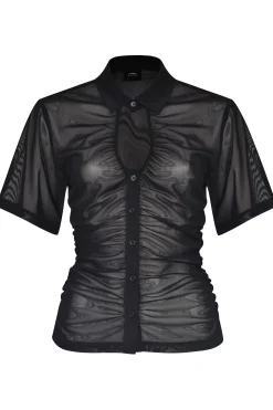 Tops-HUSK Alessia top - Black