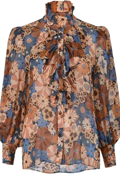 Tops-HUSK AMBER TOP - Print