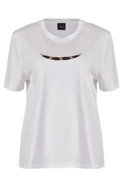 Tops-HUSK BEADED TSHIRT - White