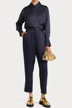 Pants-HUSK BIANCA PANT - Navy