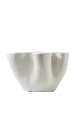 Vases & Planters-HUSK BOHEME BOWL - Ivory