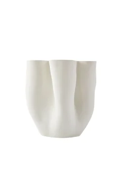 Vases & Planters-HUSK Boheme Vase - Ivory