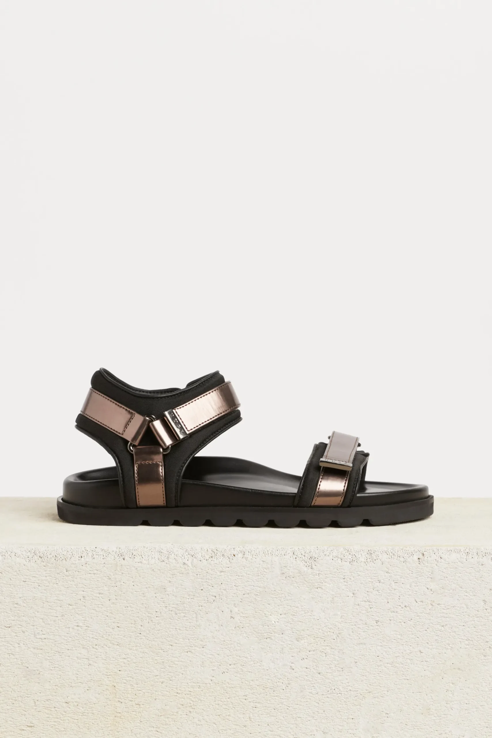 Shoes-HUSK CARNIVAL SLIDE - Pewter