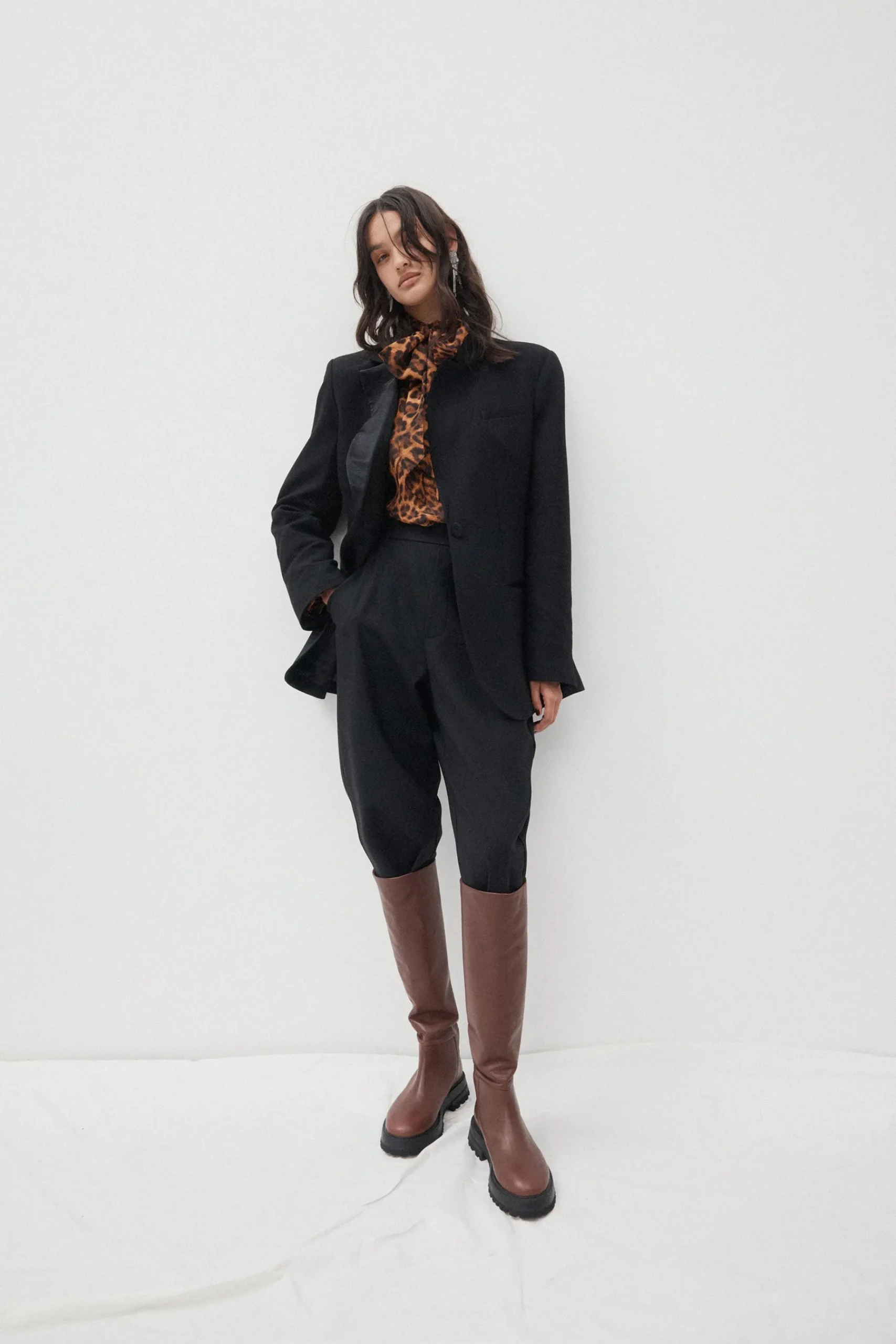 Pants-HUSK Cecilia pant - Black