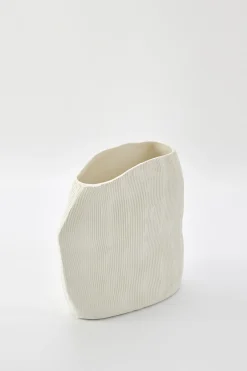 Vases & Planters-HUSK Chalk Tall - Ivory