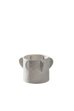 Vases & Planters-HUSK Clementine Pot - White