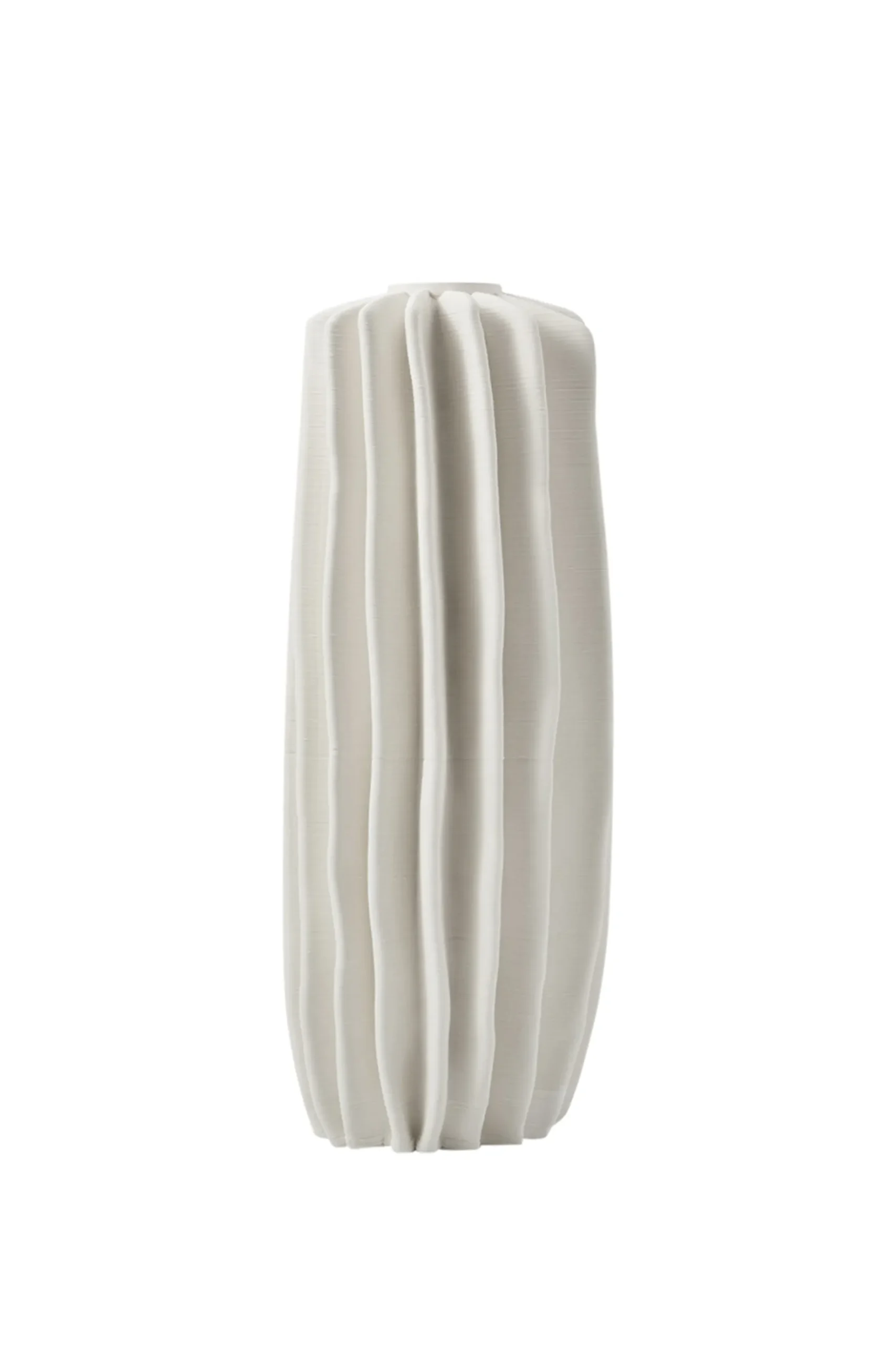 Vases & Planters-HUSK Coral Vase - Ivory