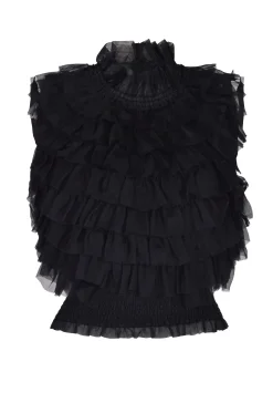 Tops-HUSK Dahlia top - Black