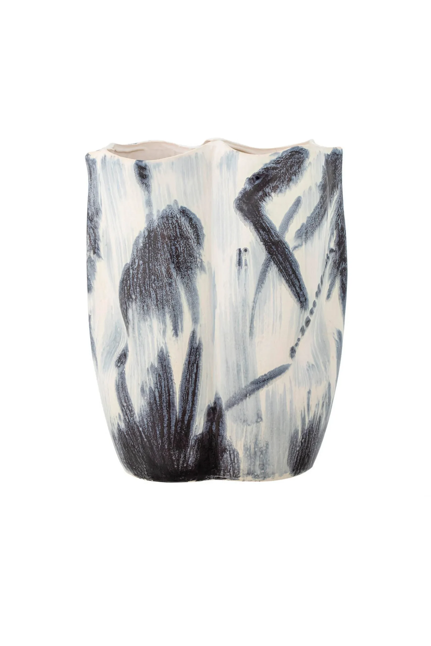 Vases & Planters-HUSK Elira Vase - Black