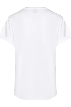 Tees & Tanks-HUSK Embroidered Tee - White