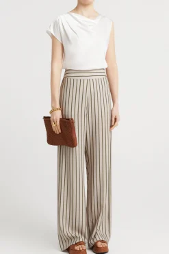 Tops-HUSK Emilie top - Oyster