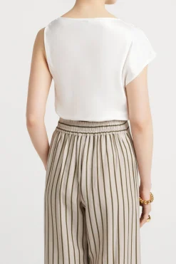 Tops-HUSK Emilie top - Oyster