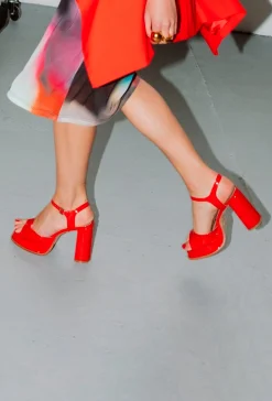 Shoes-HUSK EVA PLATFORM - Red Patent RedPatent