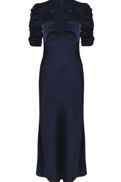 Dresses-HUSK FRIDA DRESS - Navy