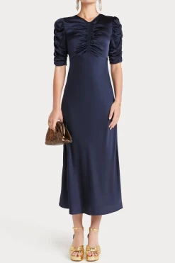 Dresses-HUSK FRIDA DRESS - Navy