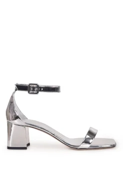 Shoes-HUSK GRACE SANDALS - Mirror Silver MirrorSilver