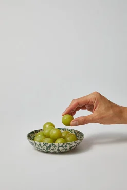 Tableware & Trays-HUSK Green Splatter Bowl HuskGreenSplatterBowl