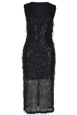 Dresses-HUSK Helena dress - Black