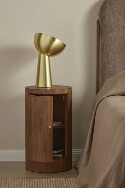 Furniture, Lighting & Mirrors-HUSK Hugh Lamp - Gold
