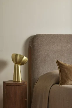 Furniture, Lighting & Mirrors-HUSK Hugh Lamp - Gold