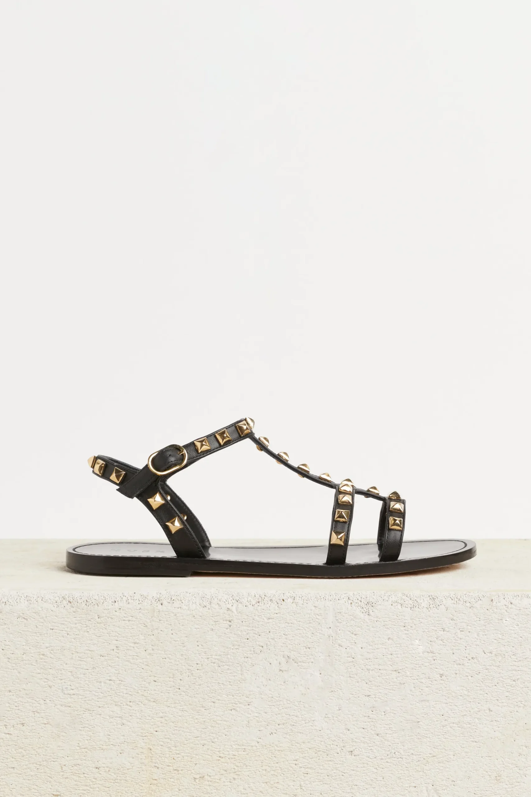 Shoes-HUSK INGRID FLAT - Black