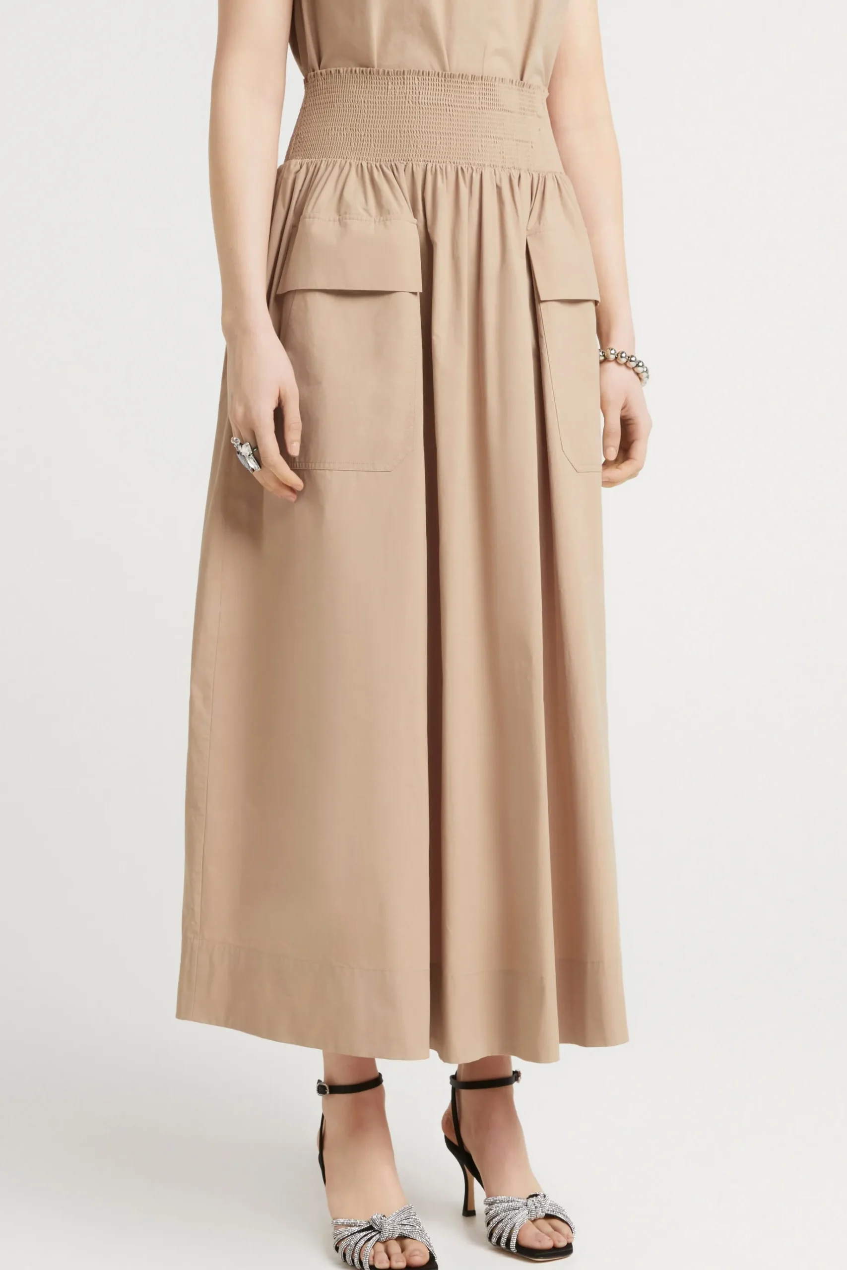 Skirts-HUSK Ingrid skirt - Camel