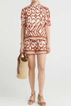 Tops-HUSK Jade top - Print