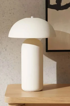 Furniture, Lighting & Mirrors-HUSK Jai Lamp - Cream