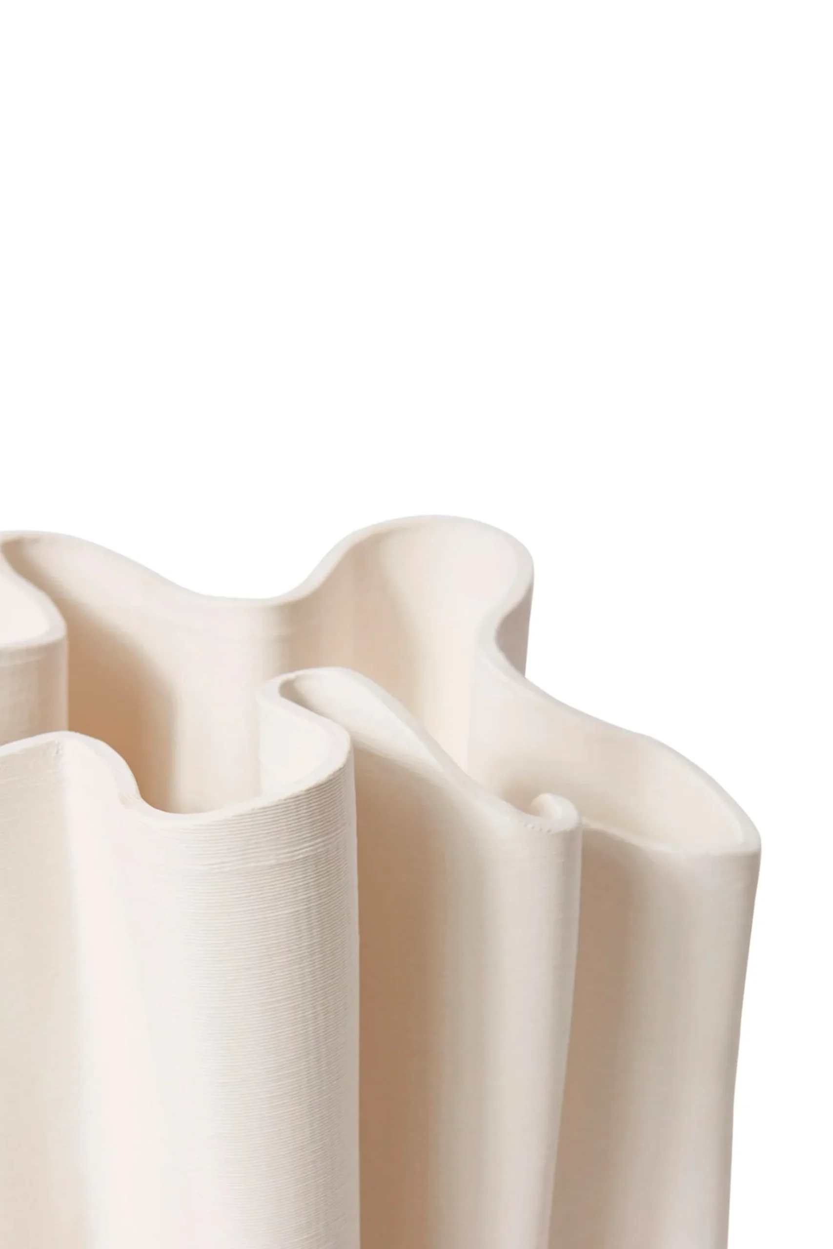 Vases & Planters-HUSK Jaivyn Vessel - Ivory