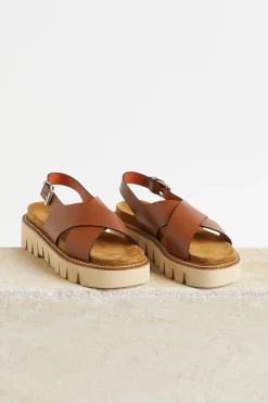 Shoes-HUSK LARA FLAT - Tan
