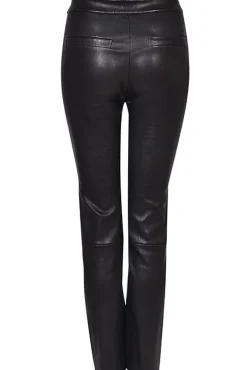 Pants-HUSK Leather Pant - Black