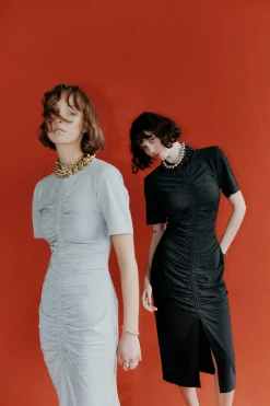 Dresses-HUSK Lolla dress - Grey